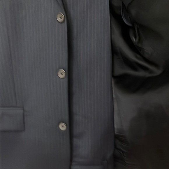 Banana Republic Navy Blue Pinstriped Suit - Picture 8 of 9